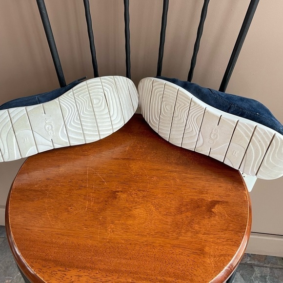 Ugg Bowman Casual Suede Shoe in Blue Size 11 - Picture 7 of 8